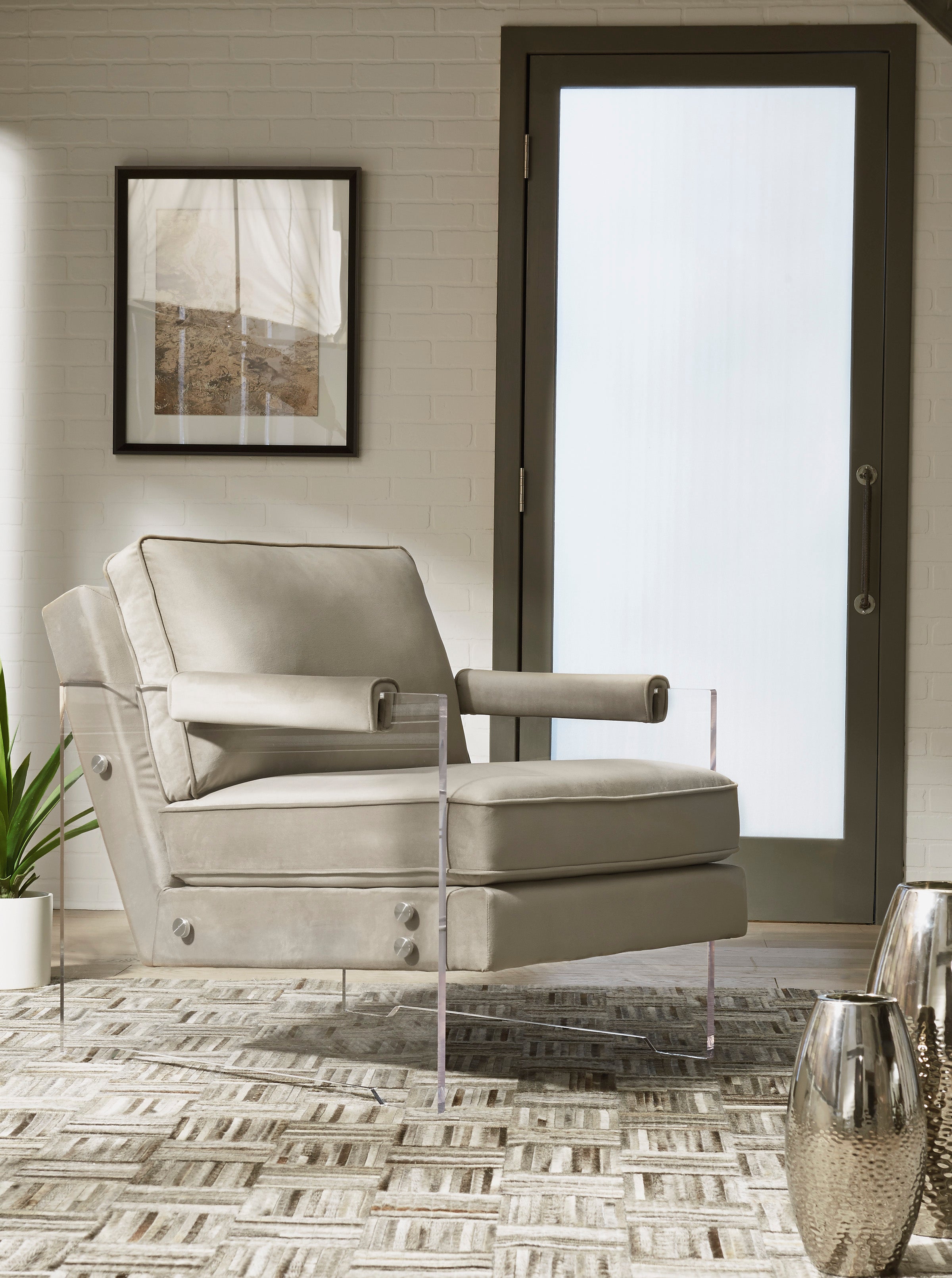 Acrylic lounge chair deals