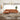 Ella L-Shaped Cognac PU Leather Left Sectional Couch