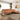 Ella L-Shaped Cognac PU Leather Right Sectional Couch
