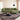 Blake L-Shaped Olive Green Velvet Sectional Sofa Right Facing