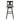 Amsonia Swivel Pub Height Chair Black ASY Furniture Houston TX