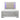 Aveline Faux leather (3) Eastern King Bed Metallic,Silver ASY Furniture Houston TX