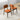Burnt Orange Velvet Solid Back Side Chair (Set Of 2) ASY Furniture Houston TX