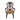 Catalonia Jacquard Arm Chair Cherry ASY Furniture Houston TX