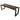 Christina Tan Leather Bench ASY Furniture Houston TX