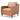 Cooper Tan Leather Lounge Chair ASY Furniture Houston TX