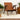 David Genuine Leather Teak Lounge Chair ASY Furniture Houston TX