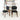 Kelsey Black Leather Dining Chair (Set Of 2) ASY Furniture Houston TX