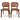 Kelsey Brown Leather Dining Chair (Set Of 2) ASY Furniture Houston TX