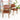 Kelsey Brown Leather Dining Chair (Set Of 2) ASY Furniture Houston TX