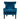 Lapis Velvet Accent Chair Blue ASY Furniture Houston TX