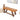 Marley Genuine Leather Bench In Tan ASY Furniture Houston TX