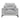 Mischa Leather,Faux leather Chair Gray ASY Furniture Houston TX