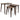 Ronald MDF Nesting Accent Tables In Walnut (Set Of 3) ASY Furniture Houston TX