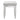 Tamsin Faux leather Vanity Stool Transparent,White ASY Furniture Houston TX