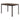 Tempe Dining Table, Faux Marble Top Brown,Black ASY Furniture Houston TX