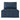 Ulrich Textured Modular Chair with Removable Bolster Blue ASY Furniture Houston TX