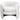 Alexon Mid-Century Modern Luxury Barrel Lounge Chair in White Boucle ASY Furniture Houston TX