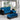Armada Upholstered Ottoman with Storage Turquoise/Black-PU Microfiber ASY Furniture  Houston TX