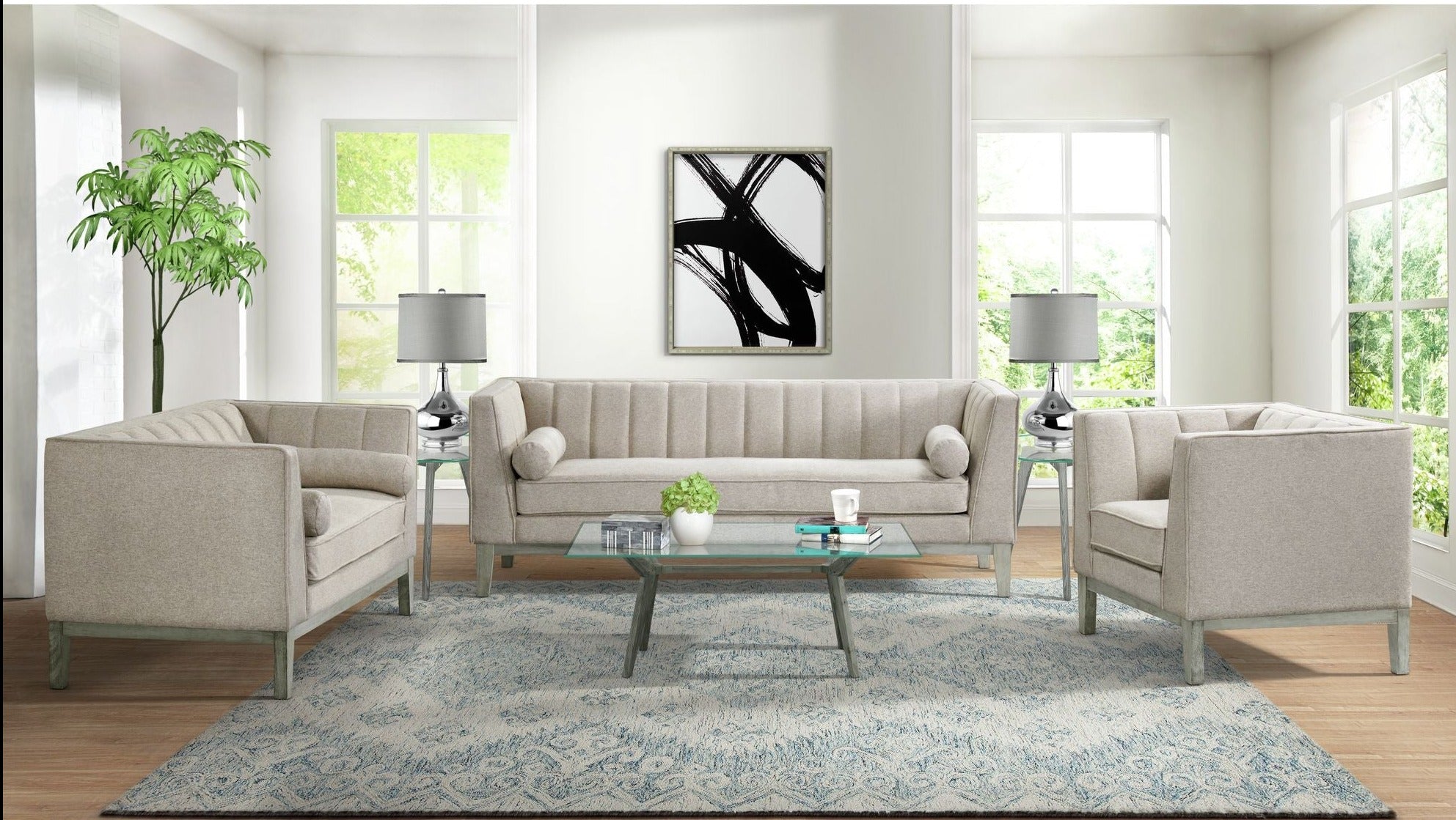 cannes tuxedo living room set | asy furniture | houston tx to us