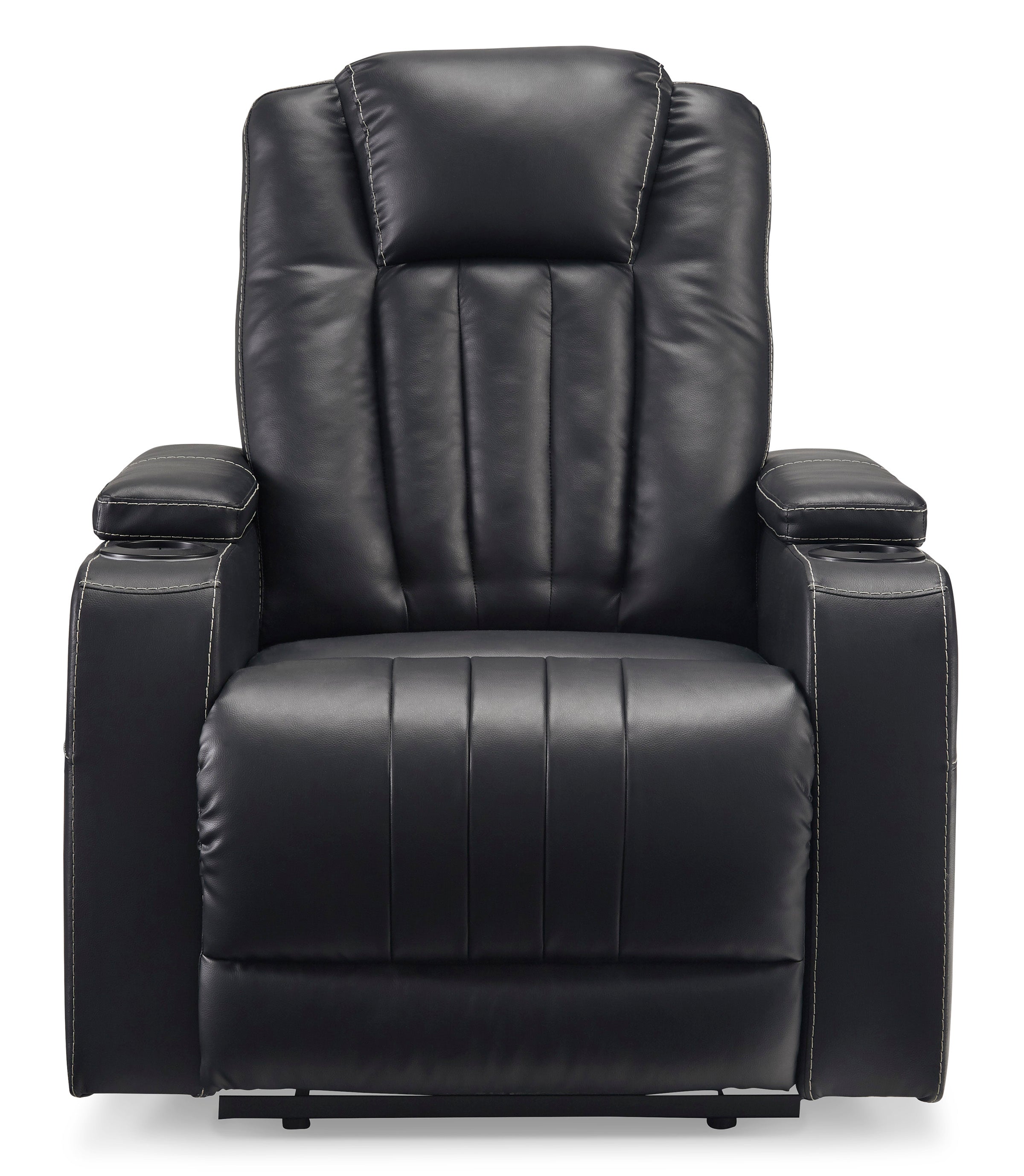 Center Point Contemporary Black Recliner ASY Furniture