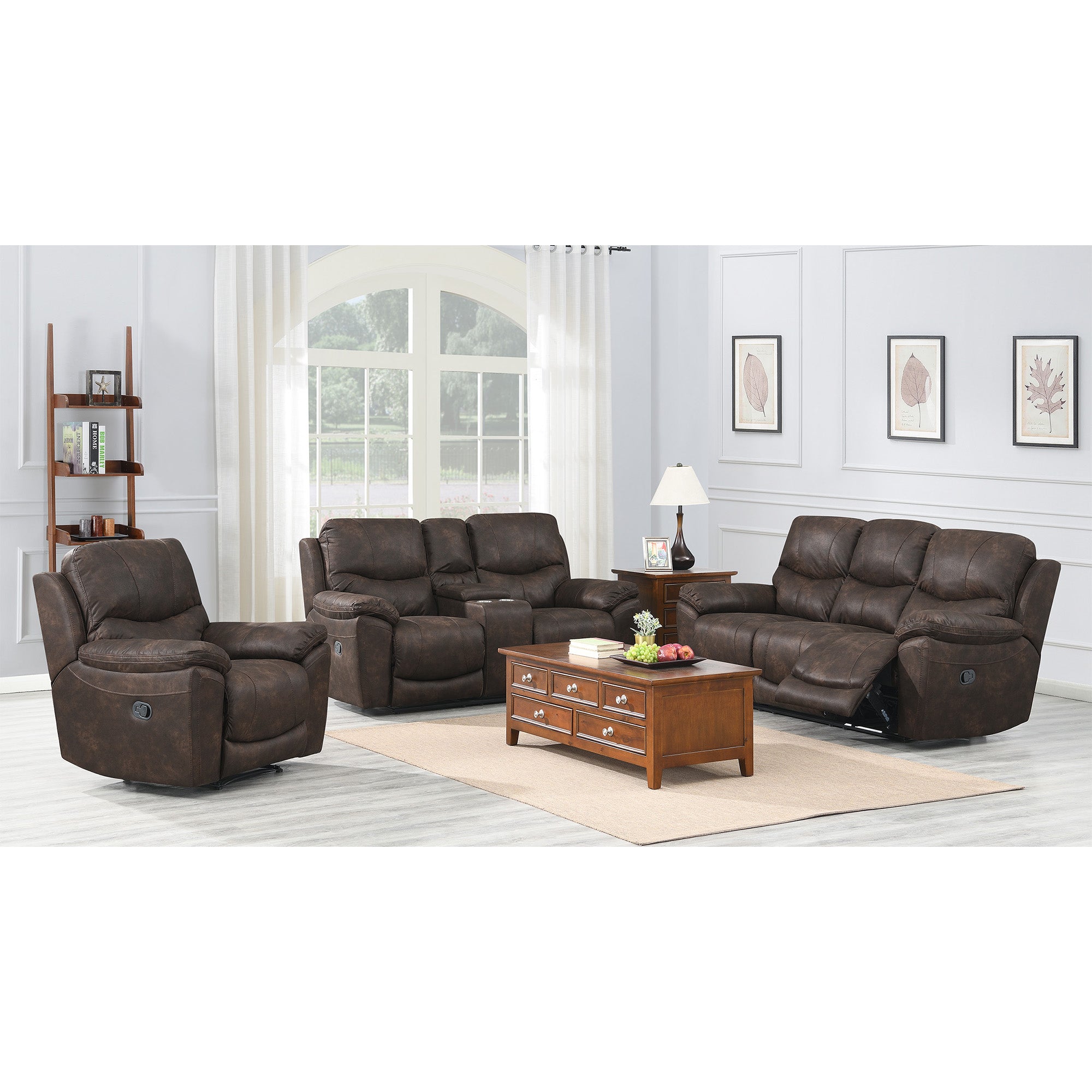 Crusader Recliner In Sierra Chocolate ASY Furniture