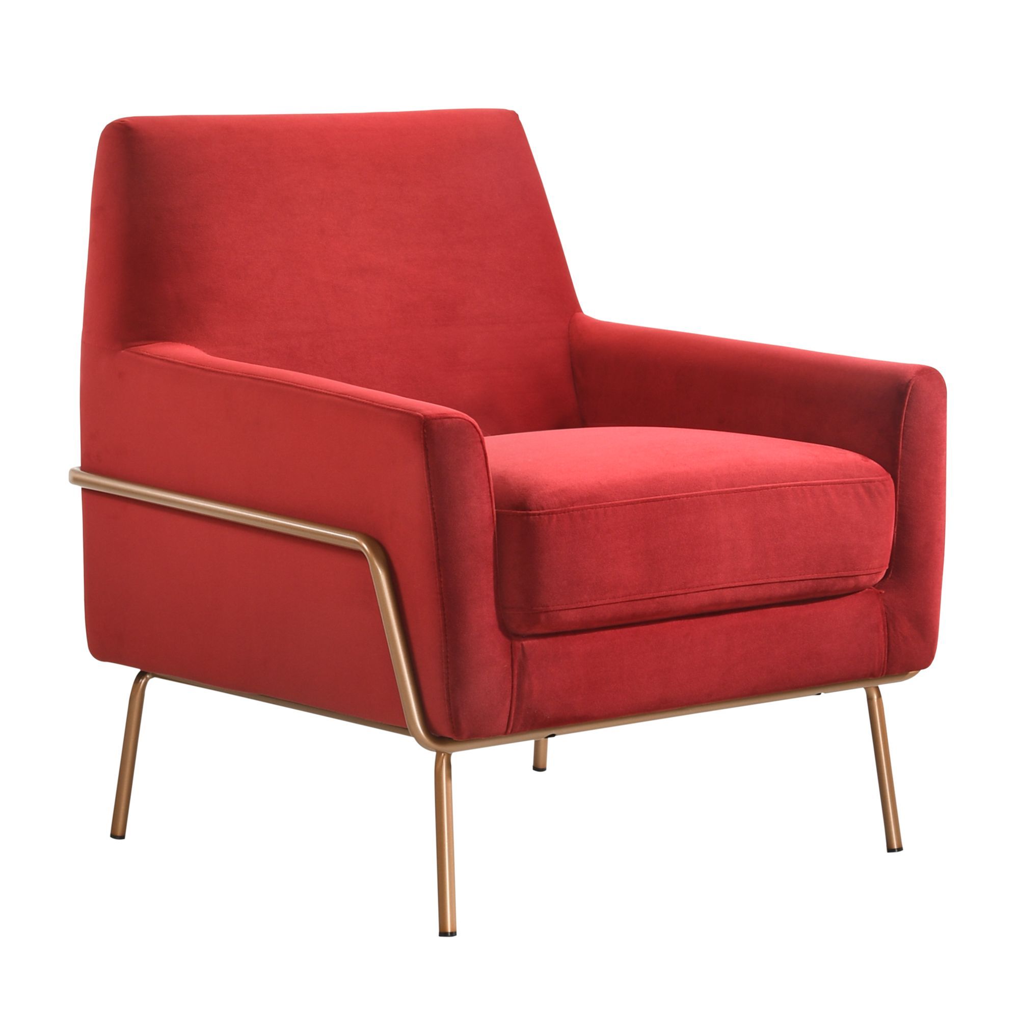 Alisa velvet outlet accent chair