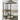 end table brown metal 