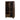 solid wood tall curio cabinet at ASY Furniture Houston TX 