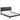 platform bed with black upholstered design houston tx furniture store