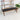 Keira Black Vegan Leather Bench