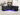 Black leather sectional sofa with reclining features, cup holders, built-in speakers, and LED lighting, set in a modern living room.