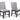 6 Piece Pelham 18" Leaf Dining Set w/ Bench (4 Chairs+ Table+ Bench) ASY Furniture  Houston TX
