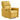 Asheville Dark Yellow Suede Recliner Chair