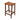 James Mid-Century Modern Genuine Tan Leather 24.5" Counter Stool