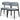 Korbin Grey Fabric Dining Chair (Set of 2)