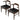 Leon Mid-Century Modern Leather Dining Chair (Set of 2)