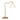 Ornate Brass Ring Base Curved Table Lamp with Triangle White Drum Shade