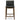 Shannon Counter Chair In Black Vegan Leather