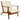 Connor Solid Wood Linen Lounge Chair - Cream