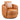 Dylan Cognac Leather Swivel Chair