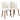 Parsons Dining Chair Set of 2 - Beige Velvet