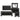 Allura  4pc Set (QB+NS+DR+MR) Transparent,Black ASY Furniture  Houston TX