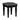 Allura Faux leather Vanity Stool Transparent,Black ASY Furniture  Houston TX