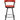 Appert Faux leather Swivel Pub Height Chair, Red Gray,Red ASY Furniture  Houston TX