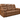 Leather sectional sofa with reclining seats and stylish modern decor.