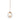 Delphi Pendant Lamp - Coarse Gold and Clear Glass
