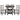 Asher  5pc Set (TB+4S) Black,Brown ASY Furniture  Houston TX