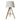 Birch Three Legged Wooden Bar Table Lamp - Natural - Black