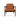 Brandon  Solid Dark Tan Leather Lounge Chair ASY Furniture  Houston TX